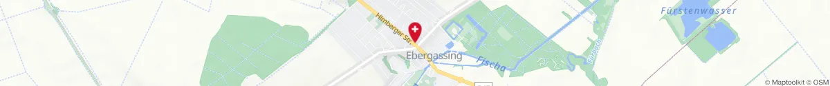 Map representation of the location for Schlossapotheke Ebergassing in 2435 Ebergassing